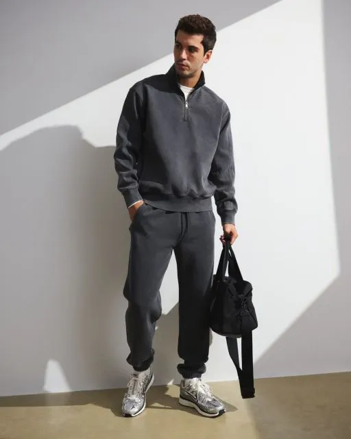 quarter zip training top dan jogger pants