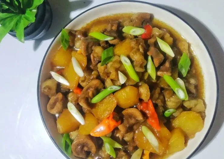 resep tumis jeroan kambing