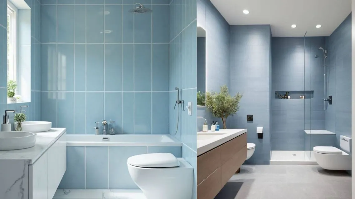 15 Warna Keramik Kamar Mandi yang Bagus, Estetik, dan Elegan 20 Warna keramik kamar mandi yang bagus (4)
