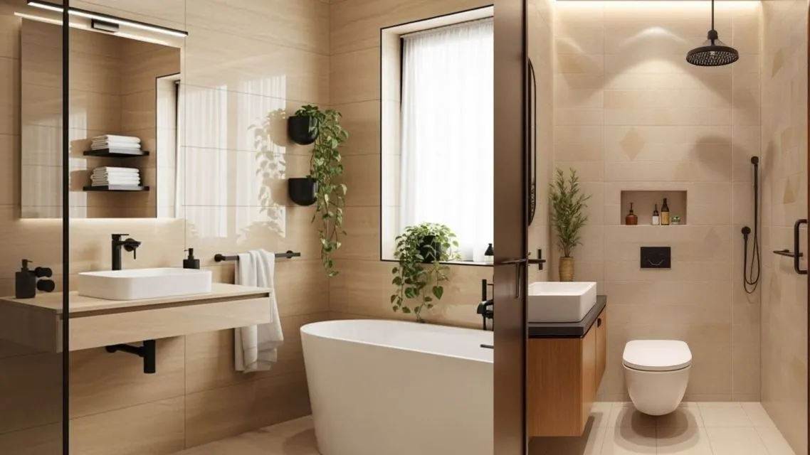 15 Warna Keramik Kamar Mandi yang Bagus, Estetik, dan Elegan 19