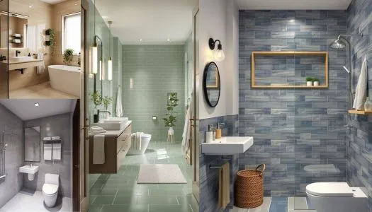 15 Warna Keramik Kamar Mandi yang Bagus, Estetik, dan Elegan