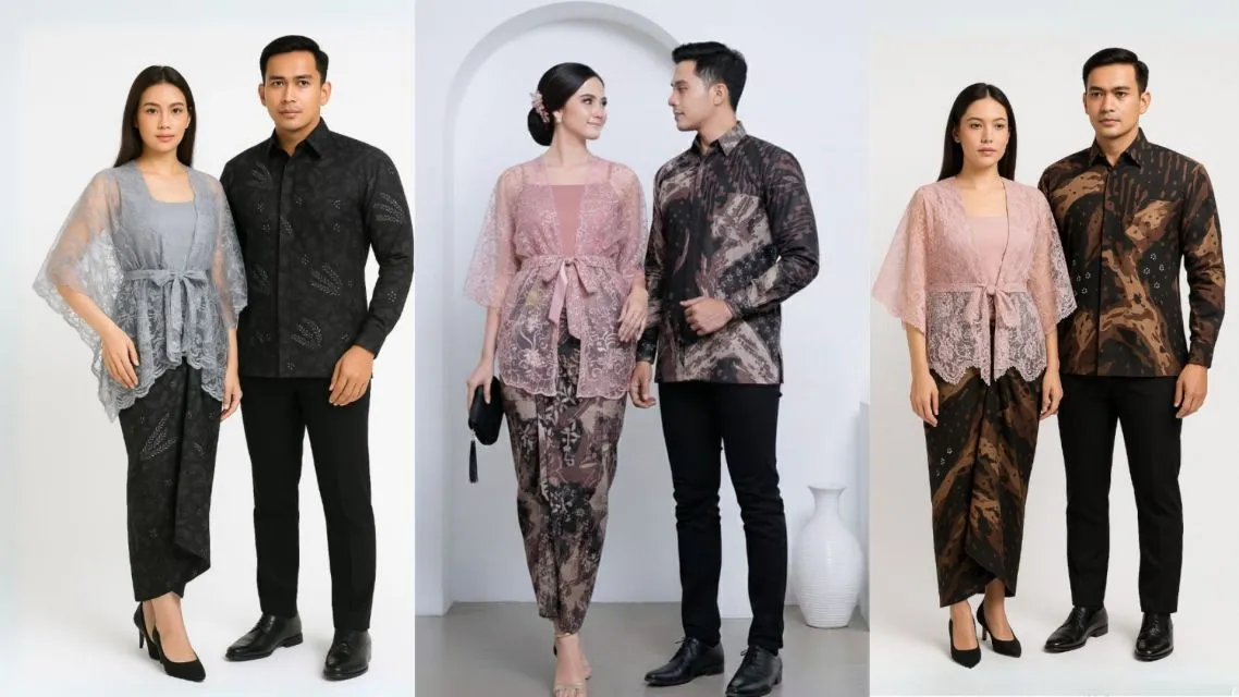 15 Inspirasi Baju Tunangan Sederhana Couple yang Elegan, Siap Ditiru 22 Baju Tunangan Sederhana (6)
