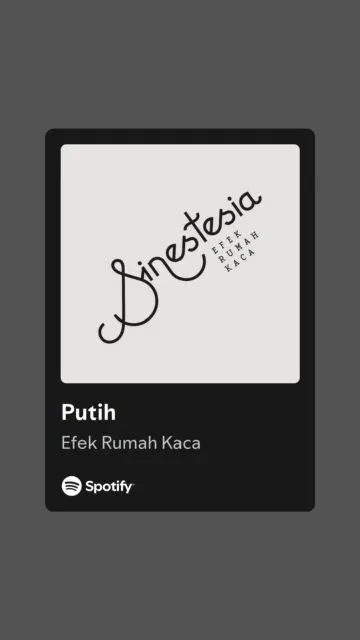 11 Lagu untuk Orang Meninggal, Cocok untuk Mengenang Orang Tersayang 22 hipwee-Lagu untuk orang meninggal Efek Rumah Kaca - Putih