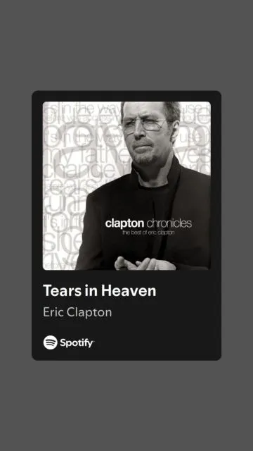 11 Lagu untuk Orang Meninggal, Cocok untuk Mengenang Orang Tersayang 15 hipwee-Lagu untuk orang meninggal Eric Clapton - Tears in Heaven
