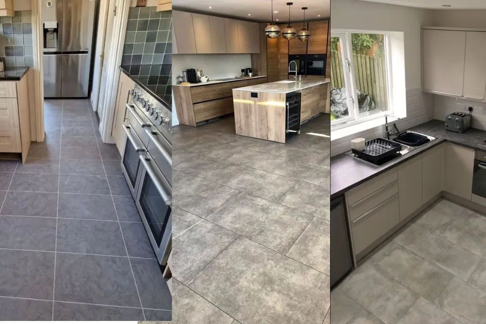 Paling Dicari, Ini 9 Warna Keramik Lantai Dapur yang Bagus dan Instagramable 14 Keramik lantai dapur motif granit abu-abu yang tidak licin dan mudah dibersihkan