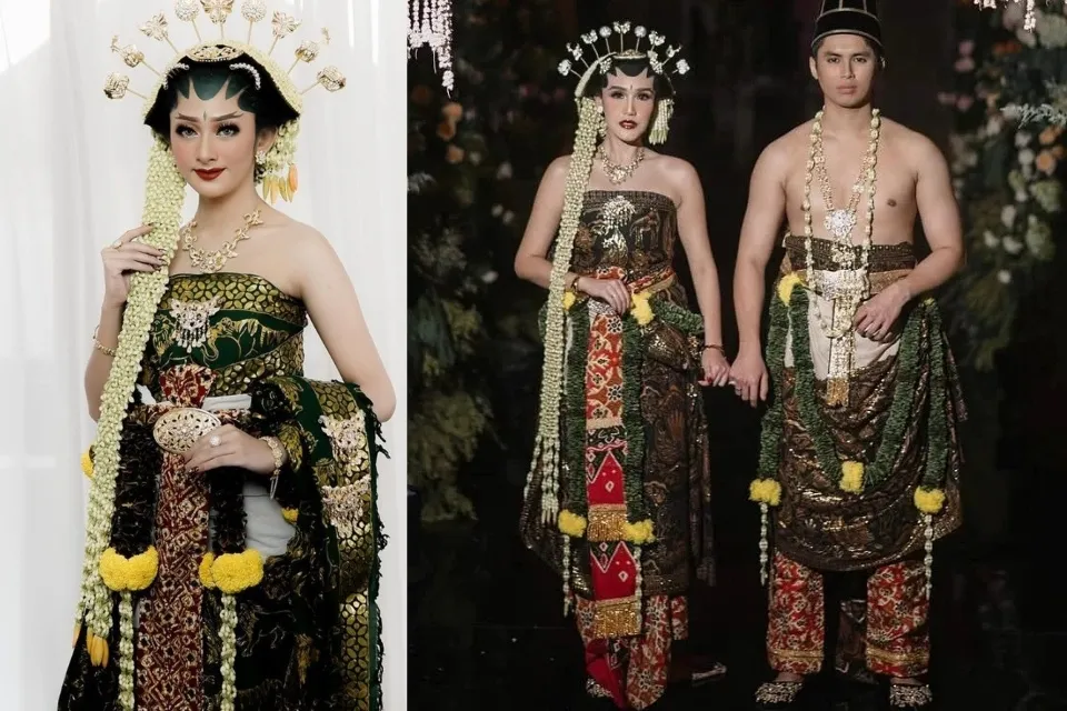 Bikin Pangling! 9 Inspirasi Baju Pernikahan Adat Jawa yang Anggun, Sakral dan Timeless 14 hipwee-Solo Basahan
