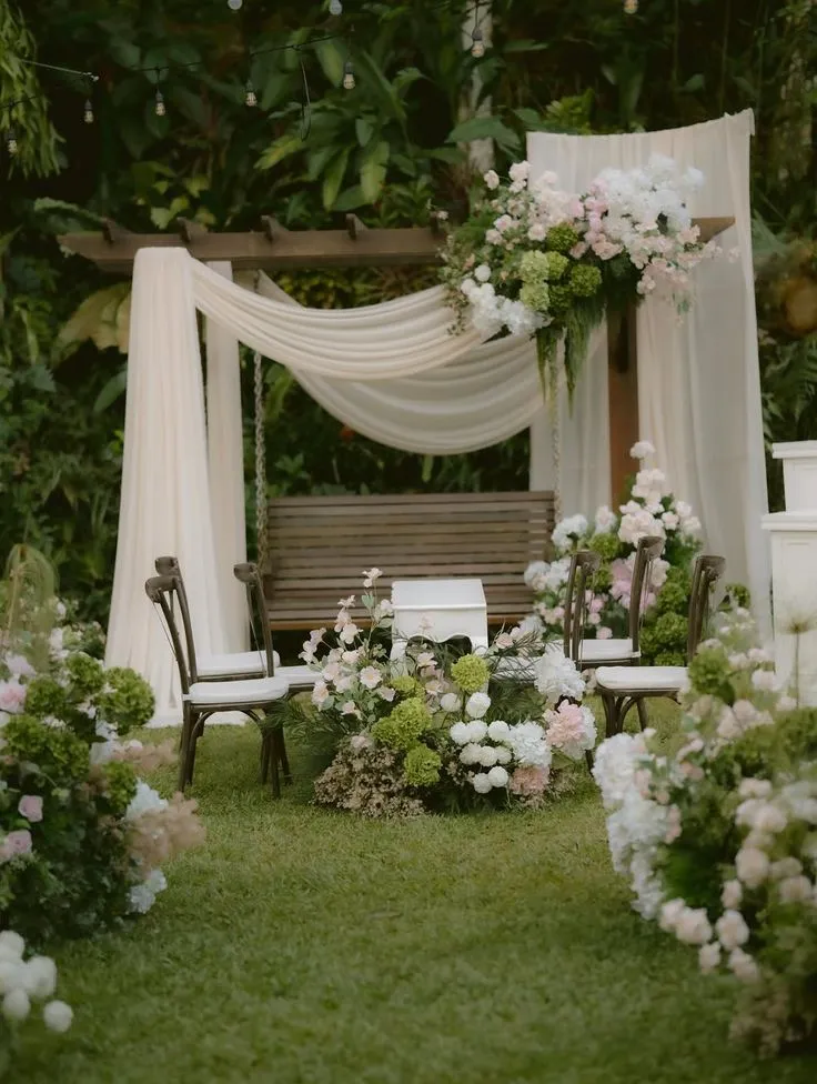 9 Ide Dekorasi Akad Nikah Paling Bagus, Bisa Disesuaikan dengan Tempat Acara 14