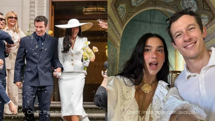 Dua Lipa dan Callum Turner Resmi Menikah, Konsep dan Busana Pernikahan Bikin Salah Fokus!