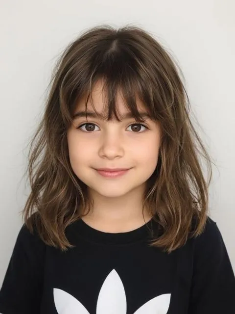 7 Model Rambut Anak Perempuan Sebahu yang Cantik & Praktis 14 medium length shag cut