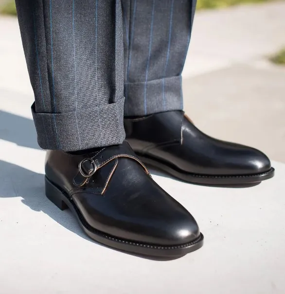 7 Jenis Sepatu Pengantin Pria Elegan untuk Hari Pernikahan 10 monk strap shoes