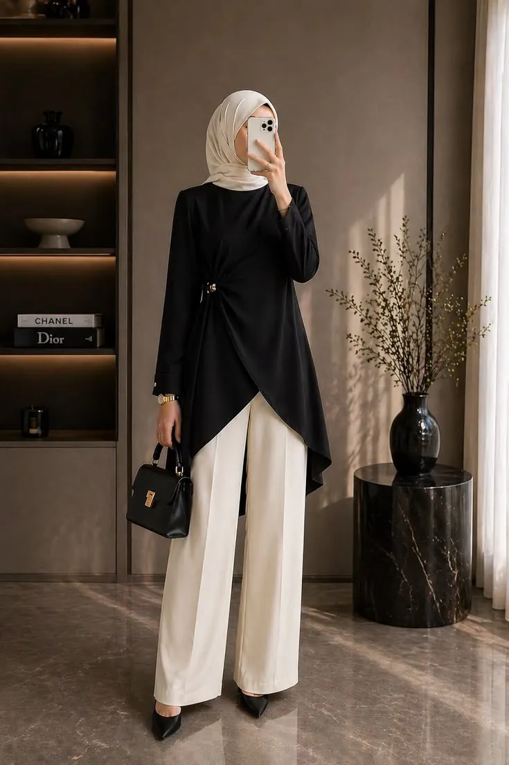 9 Outfit Ambil Raport Hijab yang Modis, Sopan, dan Bikin Pangling! 10