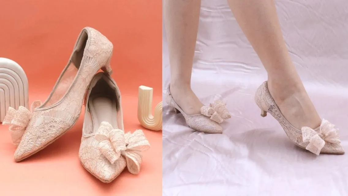 9 Sepatu Pengantin Wanita yang Cantik dan Cocok Buat Berbagai Konsep Wedding 12
