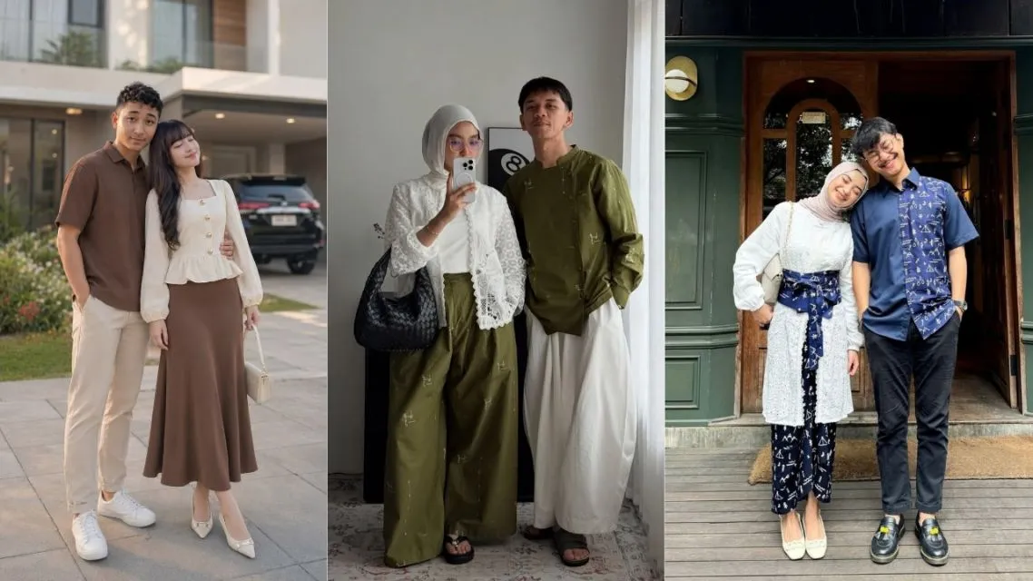 15 Ide Outfit Kondangan Couple Stylish, Serasi & Elegan 32 Outfit kondangan couple yang kompak