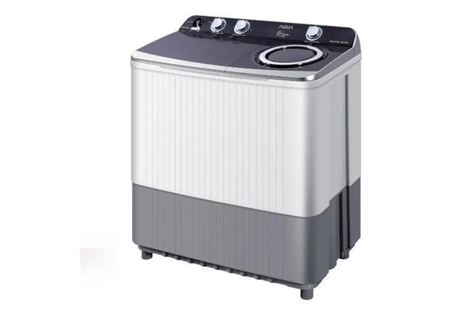 10 Merk Mesin Cuci 2 Tabung Terbaik yang Awet dan Bagus, Ada yang Low Watt Lho! 16 hipwee-Aqua QW-7011HT