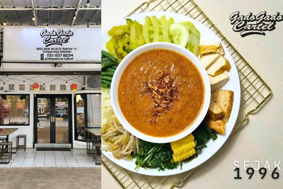 8 Tempat Makan Murah di Tangerang yang Enak dan Bikin Kenyang 12 hipwee-Gado-Gado Cartel