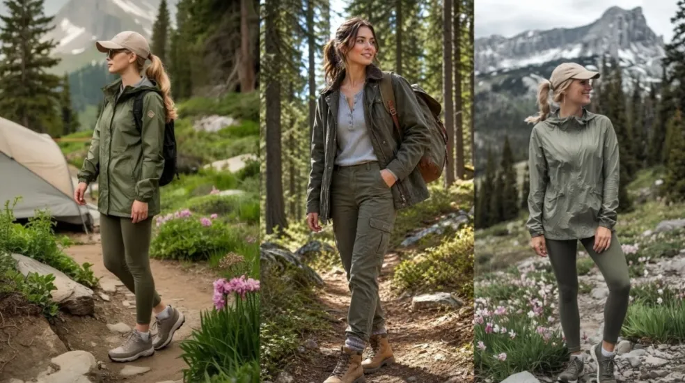 14 OOTD Camping Wanita Kekinian yang Stylish, Nyaman, dan Instagramable 23 OOTD camping wanita (8)