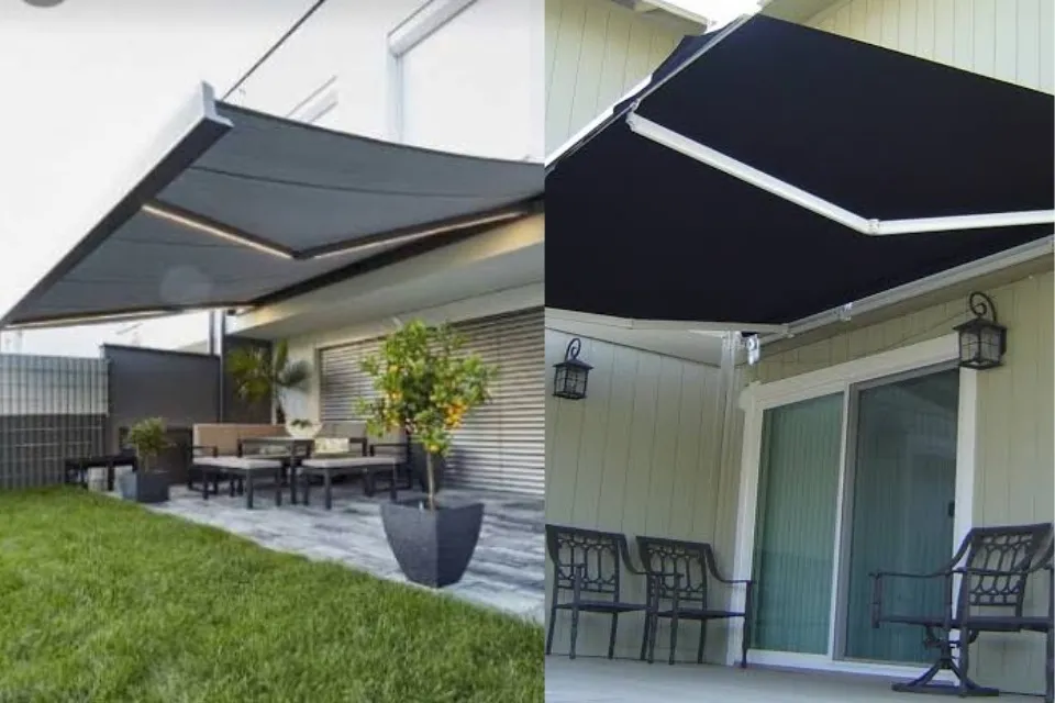 Insirasi Model Kanopi Teras Depan Rumah yang Awet dan Bikin Fasad Makin Cantik 14 hipwee-Kanopi Awning Gulung