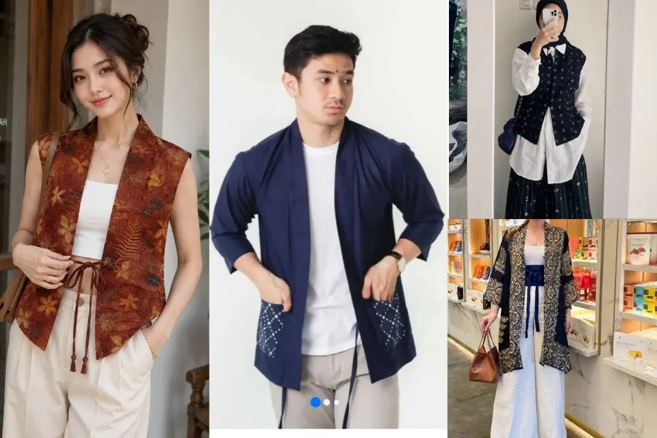 Inspirasi Outfit ke Museum yang Stylish, Nyaman, dan Instagramable 16 hipwee-Kemeja Batik atau Outer Tenun dengan Bawahan Netral