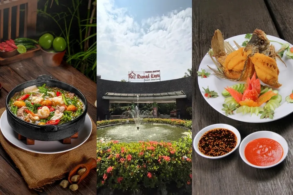 8 Tempat Makan Murah di Tangerang yang Enak dan Bikin Kenyang 15 hipwee-Taman SantapRumah Kayu