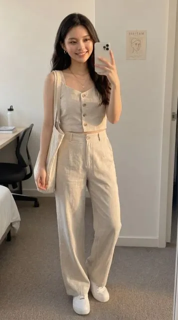 7 Outfit Cewek Pendek Stylish & Bikin Terlihat Lebih Jenjang 11 matching co ord set