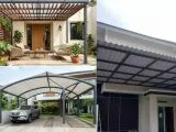 Insirasi Model Kanopi Teras Depan Rumah yang Awet dan Bikin Fasad Makin Cantik