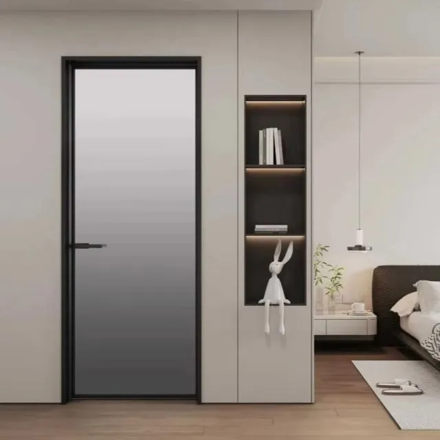 7 Model Pintu Kamar Minimalis Elegan untuk Hunian Modern 12 pntu frosted glass