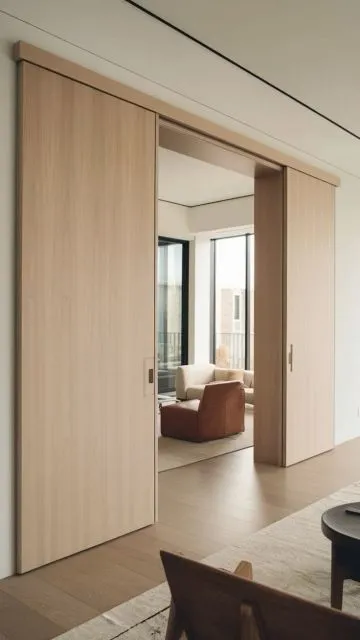 7 Model Pintu Kamar Minimalis Elegan untuk Hunian Modern 10 sliding doors
