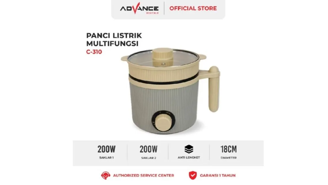 12 Panci Listrik Serbaguna Low Watt Terbaik, Hemat, Multifungsi & Cocok untuk Anak Kos 16 Panci listrik serbaguna low watt (3)