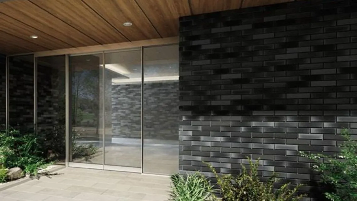 11 Inspirasi Keramik Dinding Teras Depan Rumah Terbaru yang Elegan & Modern 22 Keramik Dinding Teras Depan Rumah Terbaru (10)