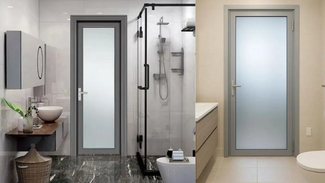 12 Model Pintu Kamar Mandi Modern yang Bikin Rumah Makin Estetik 23 model pintu kamar mandi