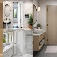12 Model Pintu Kamar Mandi Modern yang Bikin Rumah Makin Estetik