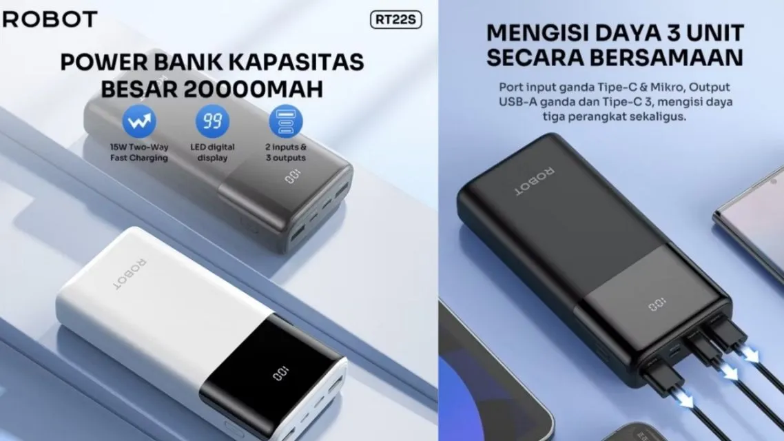 13 Rekomendasi Power Bank yang Bagus dan Awet, Fast Charging & Anti Lemot 22 Power Bank yang Bagus dan Awet (8)