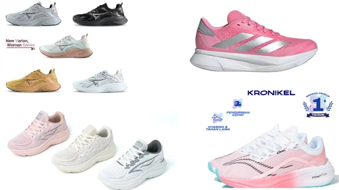 13 Sepatu Jogging Wanita yang Nyaman Dipakai, Murah, dan Worth It Banget! 28 Sepatu jogging wanita nyaman dan ramah di kantong