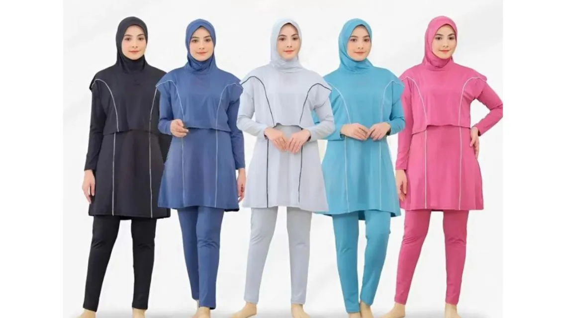 Inspirasi Outfit Renang Hijab yang Modis, Nyaman, dan Tetap Bebas Bergerak di Air 16 Outfit renang hijab (4)