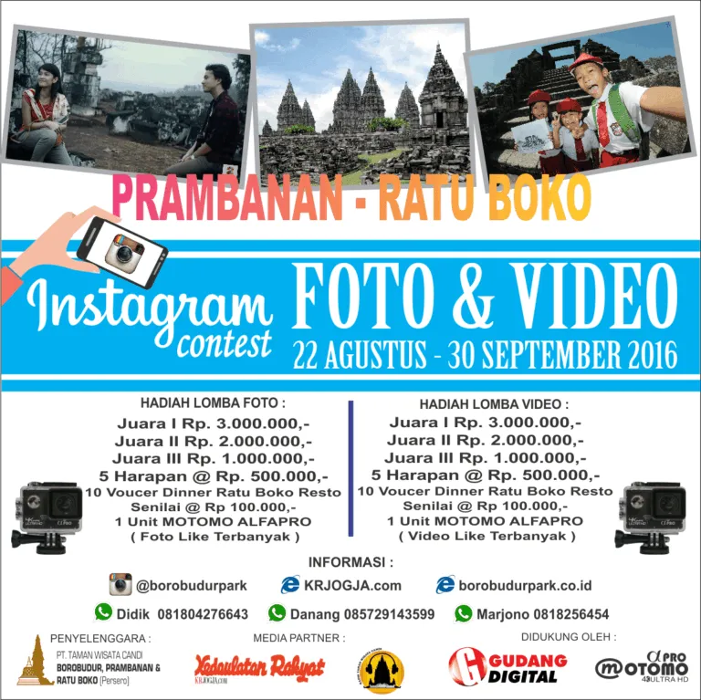 Prambanan Ratu Boko photo contest