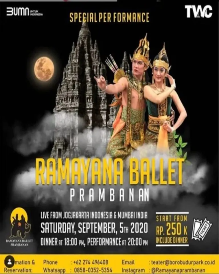 Exclusive Performance Ramayana Ballet Prambanan