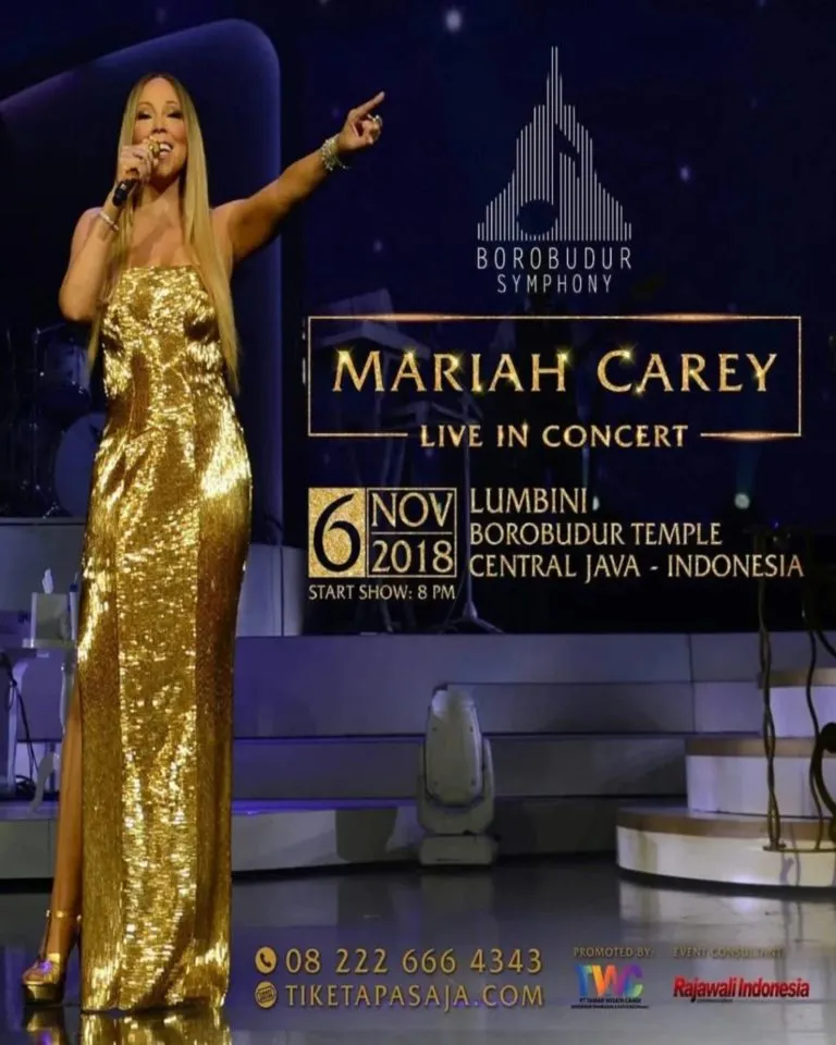 MARIAH CAREY LIVE IN CONCERT AT BOROBUDUR