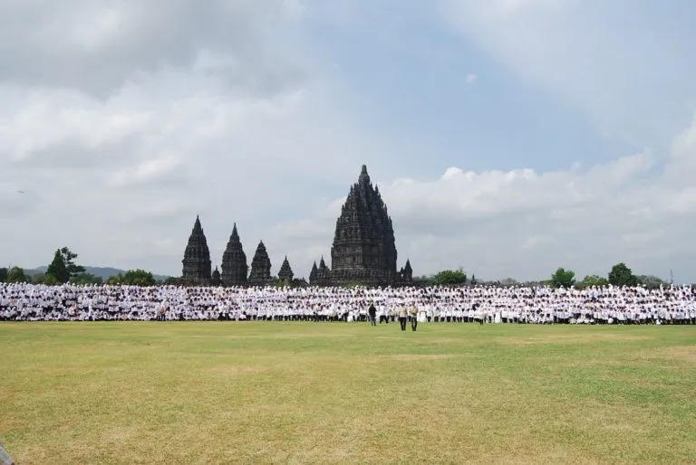 family day event at Prambanan Temple