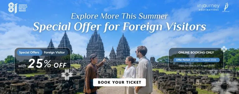 promo tiket candi prambanan untuk wisatawan mancanegara