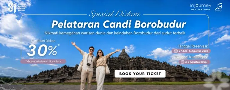 Borobudur Temple courtyard promotion