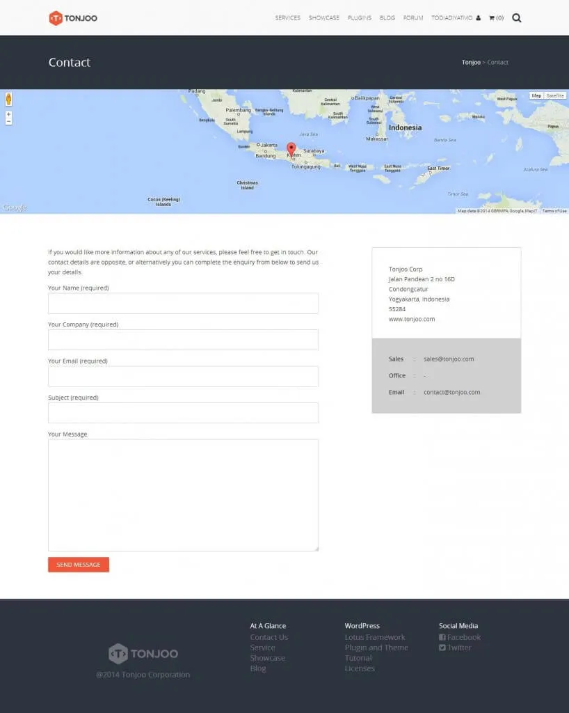 WordPress Page Template 2 WordPress Page Template