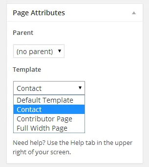 WordPress Page Template 3 WordPress Page Template