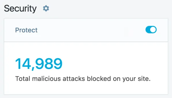 brute force attack - jetpack protect attack blocked