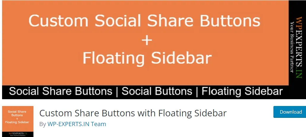 How to Add Social Media Buttons to WordPress 5 custom share buttons with floating sidebar - How to Add Social Media Buttons to WordPress