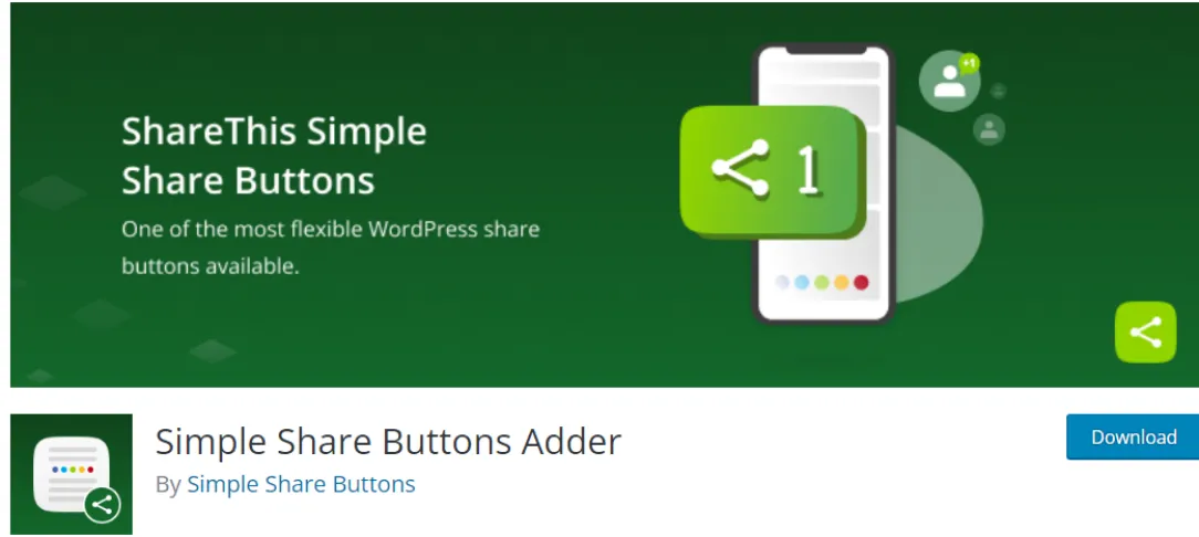 How to Add Social Media Buttons to WordPress 14 how to add social media button - simple share button adder