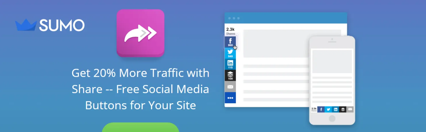 How to Add Social Media Buttons to WordPress 12 how to add social media button - sumo