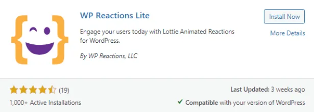 How to Make a Content Reaction Button Feedback Feature in WordPress 2 WP Reactions Lite - Content Reaction Button Feedback Feature in WordPress