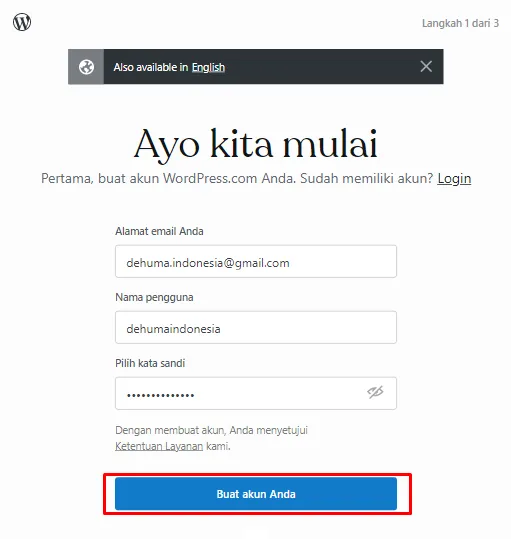 5 Cara Membuat Website Dengan WordPress Secara Gratis Untuk Pemula 3 WORDPRESS 2