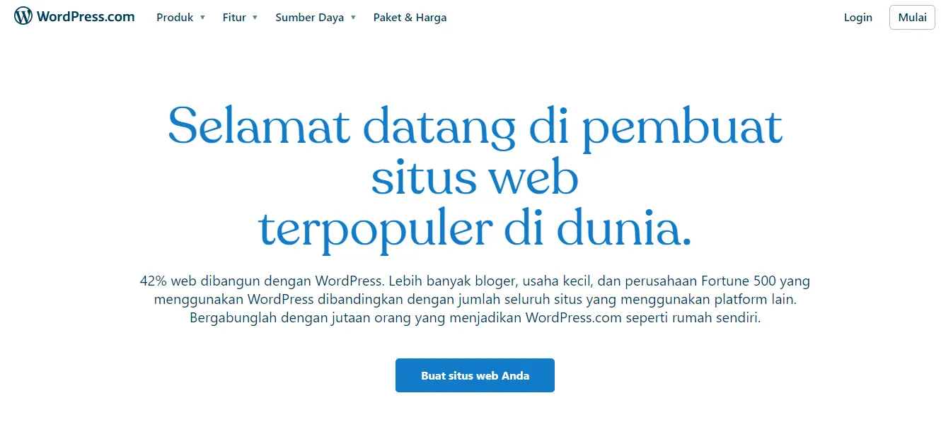 tampilan wordpress.com