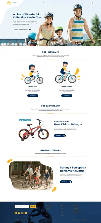 Jasa Pembuatan Website Toko Sepeda Online - Tonjoo 2 Wimcycle 1